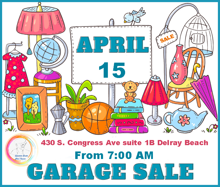 Garage Sale April 23 framed